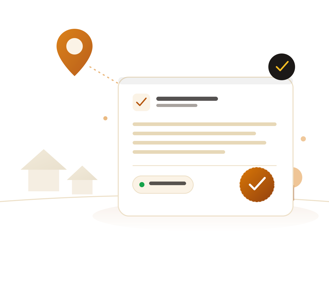 Village scheme guide illustration